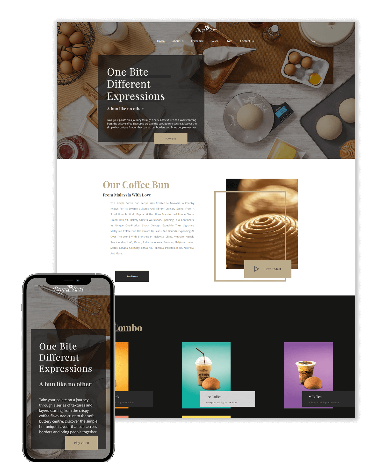 papparoti web mockup - Web Design Malaysia - Dita Studio - Digital Marketing Agency Malaysia