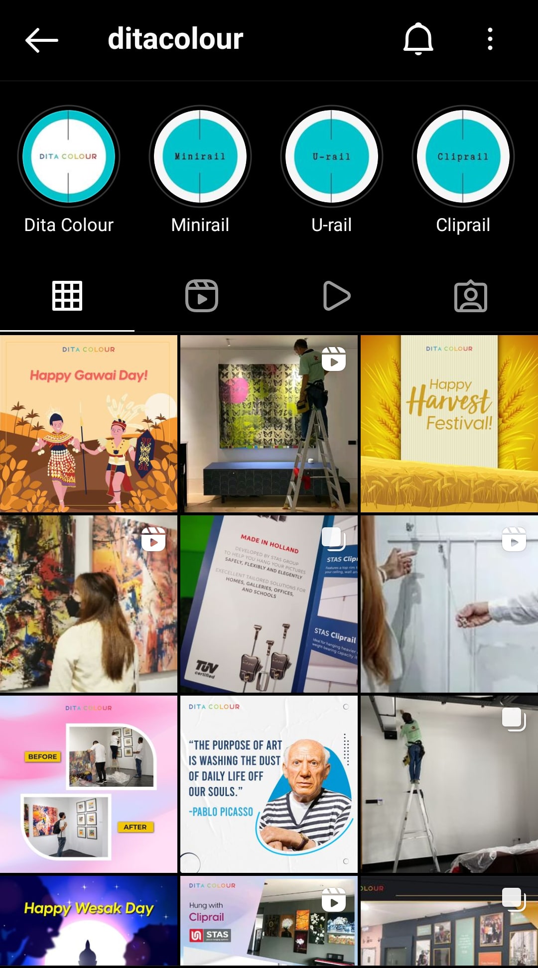 ditacolour instagram social media management malaysia- Dita Studio - Digital Marketing Agency Malaysia