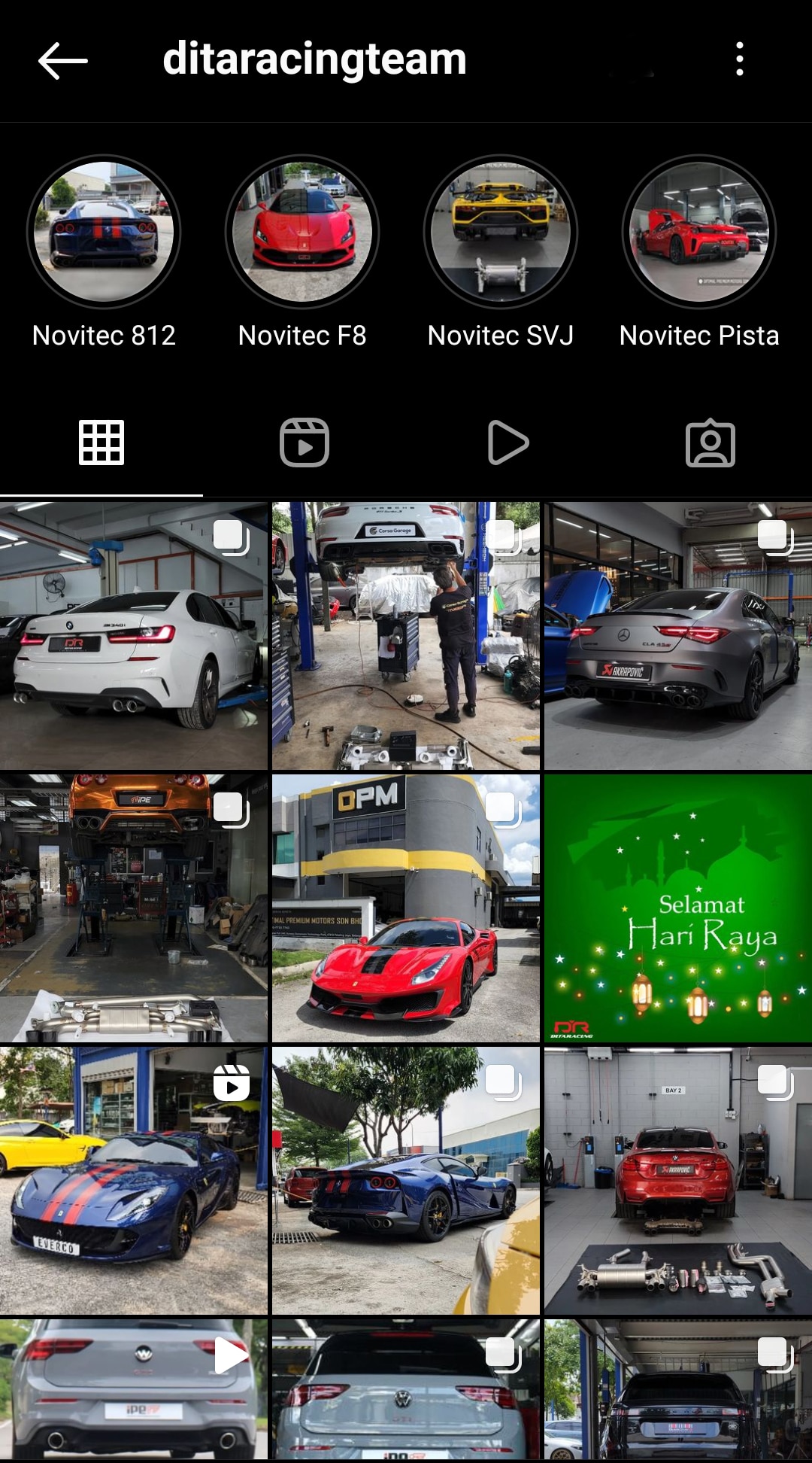 Dita Racing instagram social media management malaysia- Dita Studio - Digital Marketing Agency Malaysia