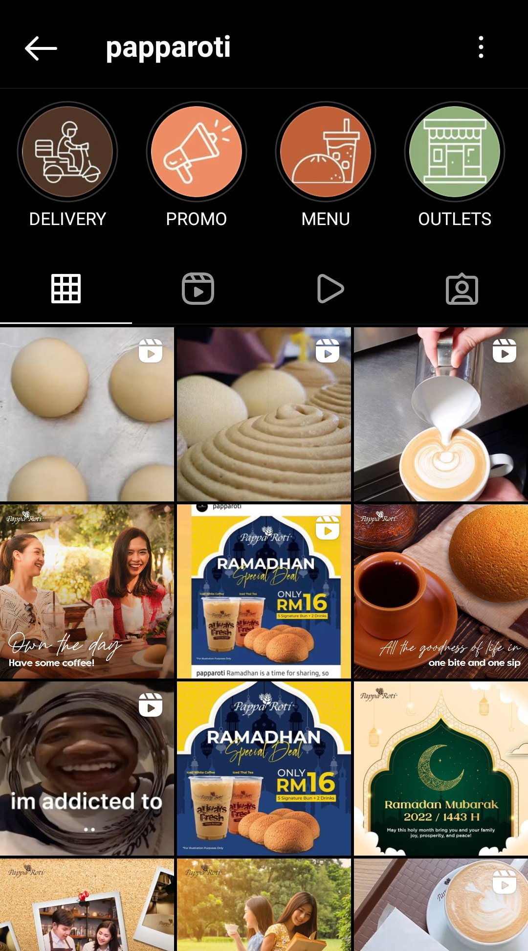 papparoti instagram social media management malaysia- Dita Studio - Digital Marketing Agency Malaysia
