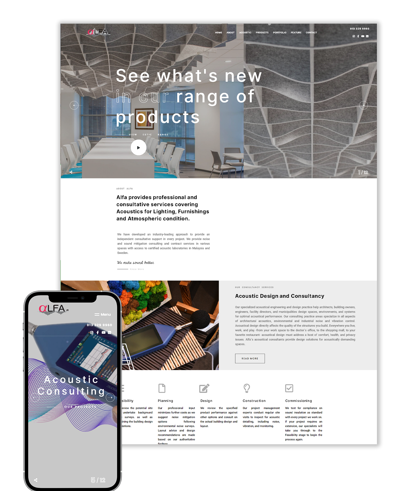 alfa web design mockup - Dita Studio - Digital Marketing Agency Malaysia