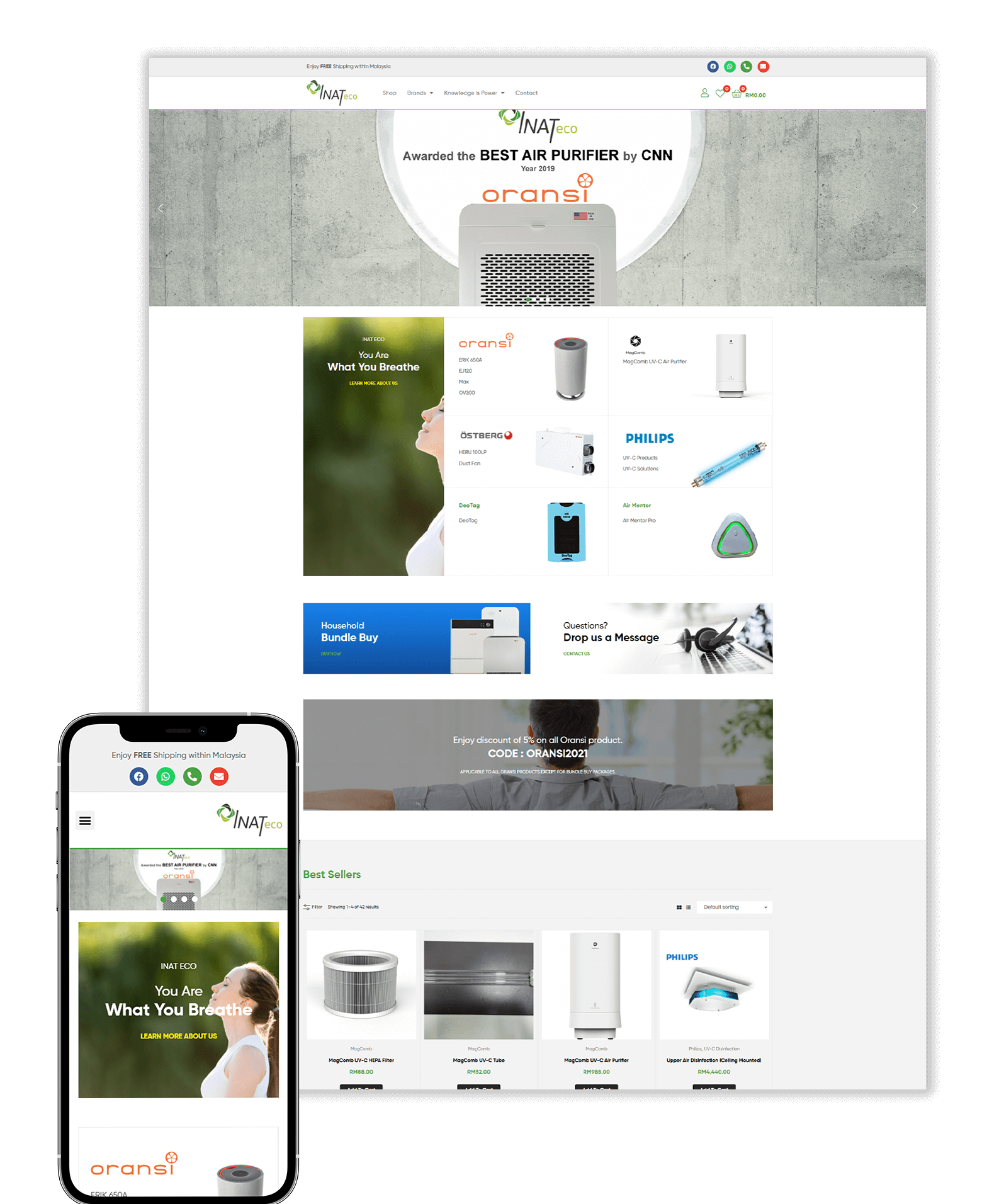 inat web design malaysia mockup - Dita Studio - Digital Marketing Agency Malaysia