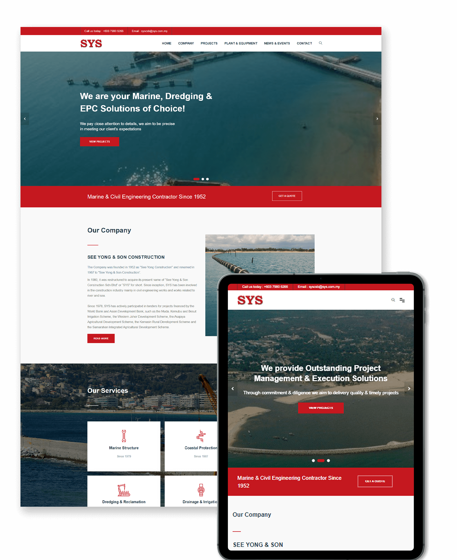 sys web design malaysia mockup - Dita Studio - Digital Marketing Agency Malaysia