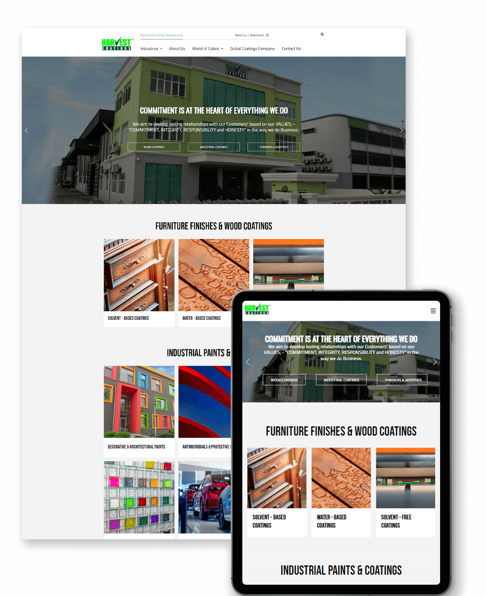harvest craftings web design malaysia mockup - Dita Studio - Digital Marketing Agency Malaysia