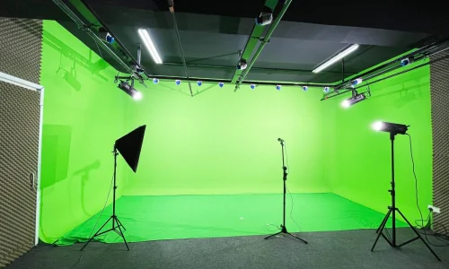 Green Screen Studio Room