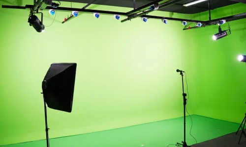 Green Screen Studio Room